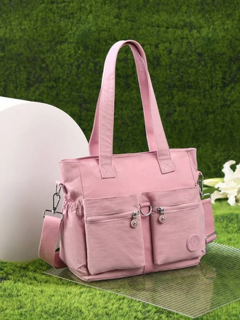 Casual Large Capacity Messenger Bag with Adjustable Strap